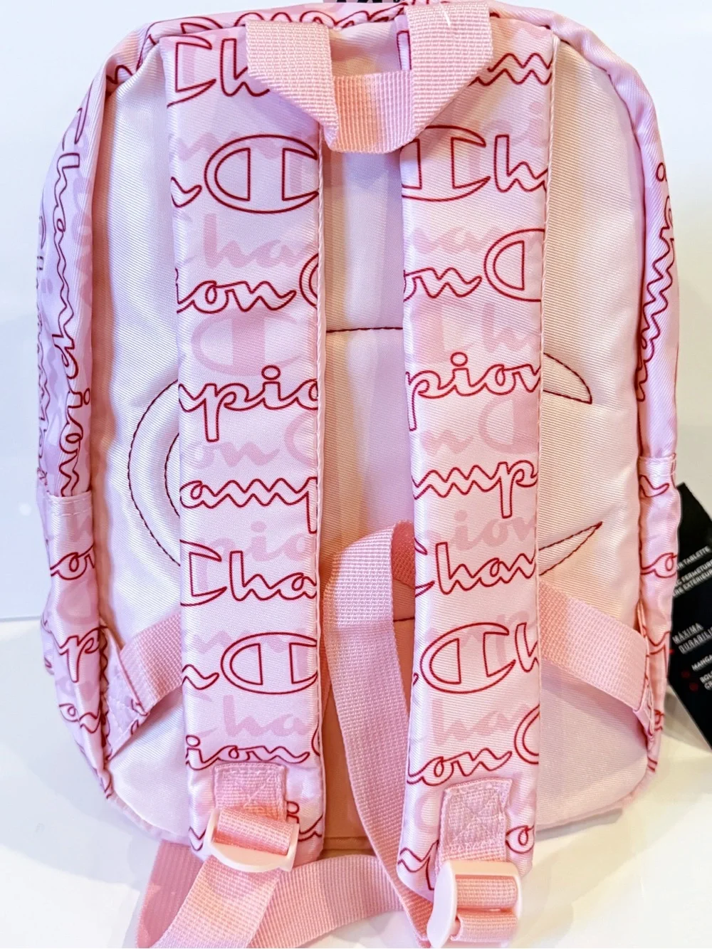 Champion Pink Logo Print Mini Backpack NWT Kids School Travel Bookbag